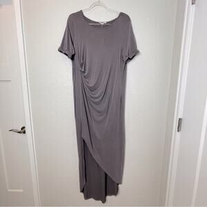 BNWT! VICI City Haze Maxi Dress in Pewter in Modal Fabric Size L